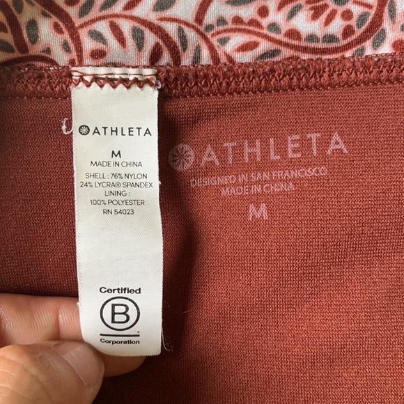 Athleta Aqualuxe Batik mid rise bathing suit bottom - Picture 3 of 5